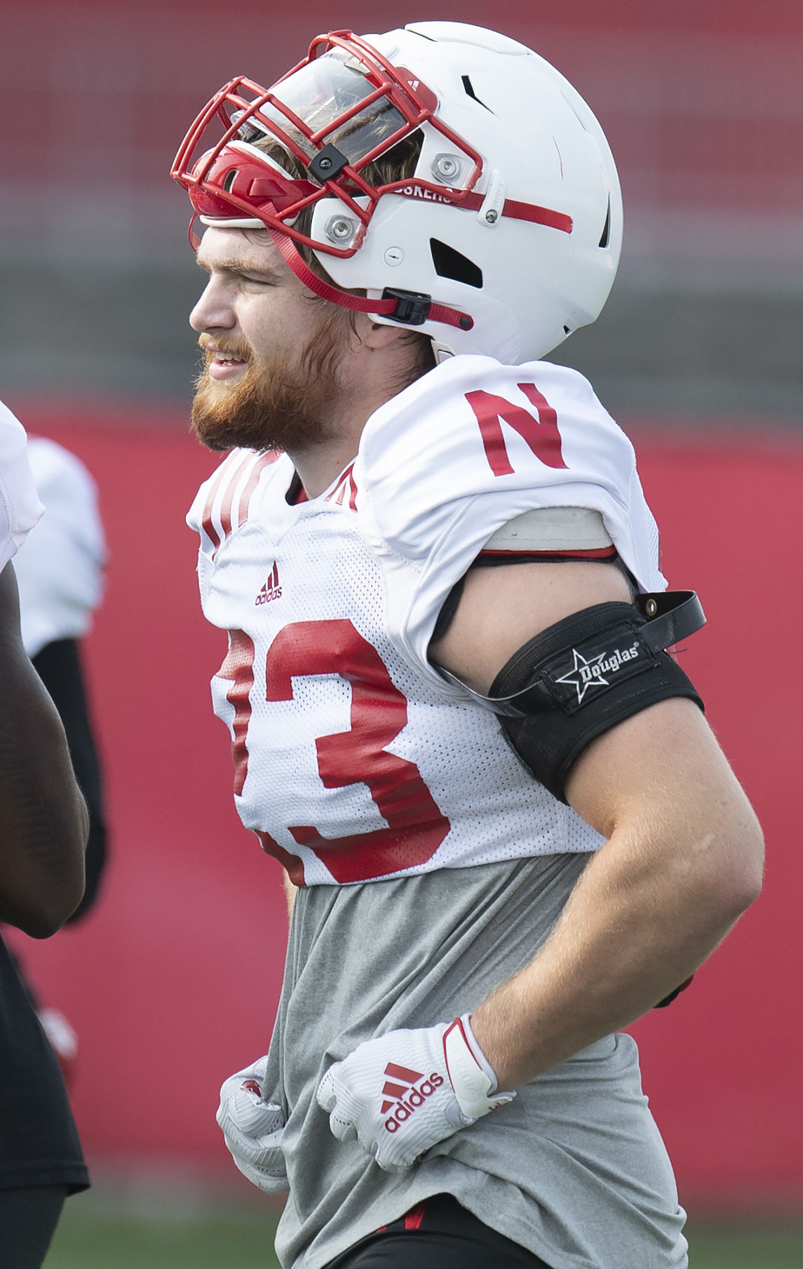 NU football practice, 8.4
